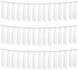 3P White Foil Fringe Metallic Tassel Streamers Banner Tassel Garland for Parade Floats, Graduation, Wedding, Birthday, Halloween, Christmas, Bridal/Baby Shower Party Decorations