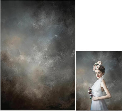 3x5ft Fabric Abstract Backdrop for Photography Vintage Portrait Old Master Background for Studio Prop