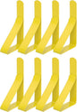 uxcell 8 Pack Tablecloth Clips, Stainless Steel Table Cloth Cover Clamps, 2.95" x 1.77" Windproof Holder Clips for Home Party Picnic Wedding Camping Dining Tables, Yellow