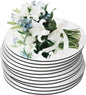 11Pack Round Mirror Centerpieces for Tables, Acrylic Circle Mirror Tiles Non Glass Mirror, for Bedroom Bathroom Living Room Wall Decor Tray Candle Wedding Table Centerpiece Decor, 2mm Thick (12inch)