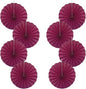 Red Party Decorations,Paper Decorations for Party,Girls Party Decorations Party Paper Fans Bulk 12in,Anniversary Decorations for Party 30 Color DIY Set （Wine Red）
