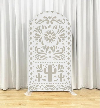 Mexico Theme Arch Stand Covers Fiesta Wedding Party Elastic Fabric Background Birthday Baptismx Baby Shower Decor Props (67x150cm(2.2x5ft),G-3742)