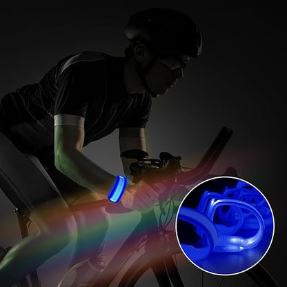 M.best 8pcs LED Light Up Bracelets Glow Flashing Wristbands Glow in The Dark Party Supplies for Wedding, Raves, Concert, Camping,Sporting Events, Party