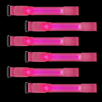 M.best 8pcs LED Light Up Bracelets Glow Flashing Wristbands Glow in The Dark Party Supplies for Wedding, Raves, Concert, Camping,Sporting Events, Party