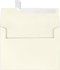 LUXPaper A7 Invitation Envelopes | Peel & Press | 5 1/4" x 7 1/4" | Natural | 80lb. Text | 30% Recycled | 1,000 Qty