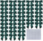 2.5" Hgzgch Dark Green Ribbon Bow for Gift Wrapping, Premade Bows for Crafts, Cake, Party Favors, Handmade Bows with Double-Sided Tape, Self Adhesive Bows for Presents, Treats, Christmas - 50pcs