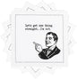 Five Star Napkins Pride Quotes, White Cotton Cocktail Napkins, Beverage Napkins, Bar Napkins, Cloth Napkins, Party Napkins, Events, Holidays, Weddings, Birthdays, Disposable, 4.5" x 4.5"- (50x)
