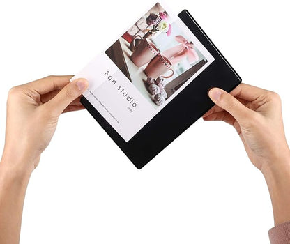 Magicfly Pack of 15 Magnetic Picture Frame with Clear Pocket, 4 x 6 Inches Refrigerator Photo Holder for Fridge Office Cabinet Locker, Black
