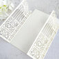 MillaSaw Glitter Ivory Invitation Card For Marriage Birthday House Warming Invitation Kits (IVORY GLTTER, 4.9"x7.1")