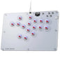 ARCCI Arcade Stick Leverkless Controller 16 Keys, All-Buttom Custom RGB Fight Stick Pad with Hot-swap Low-Profile Red Switch, SOCD & Turbo Functions, Arcade Fighting Stick for PC/Ps3/Ps4/Steam/Switch