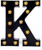Foaky Black LED Marquee Number Lights Sign Light Up Marquee Number Lights Sign for Night Light Wedding Birthday Party Battery Powered Christmas Lamp Home Bar Decoration