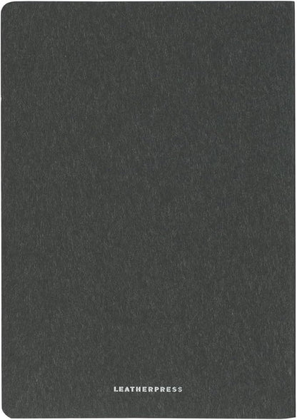 Luxury Leather Refillable Journal/Writing Notebook for Men & Women, Reusable Full-grain Leather Cover, 120gsm Thick Paper, Blank, Dotted, Lined Refills