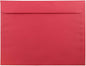 JAM PAPER 9 x 12 Booklet Colored Recycled Envelopes - Red Recycled - 25/Pack