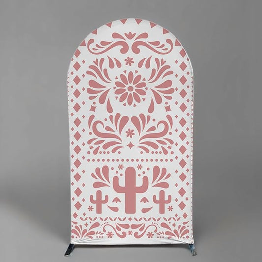 Mexico Theme Arch Stand Covers Fiesta Wedding Party Elastic Fabric Background Birthday Baptismx Baby Shower Decor Props (67x150cm(2.2x5ft),G-3740)
