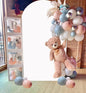 White Arch Cover - 4ft Wedding Arch & Backdrop - Stretchy Spandex Fitted Cover - Chiara Backdrop for Baby Shower & Birthday Decor