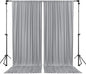 10 x 7 Feet New Dark Grey Backdrop Curtain for Partie, Background Curtains for Photoshoot, Birthday, Wedding, Halloween, Thanksgiving, Christmas, New Year Party Decorations 5Ft x 7Ft, 2 Panels