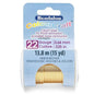 Beadalon ColourCraft Wire, 22 Gauge, Brass Light Color, 20 yd Spool