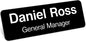 Name Tag, Magnetic Black and White Name Tags, Personalized Name Tags, 1x3 Inches, Durable Engravable Impact Material, Made in The USA by My Sign Center