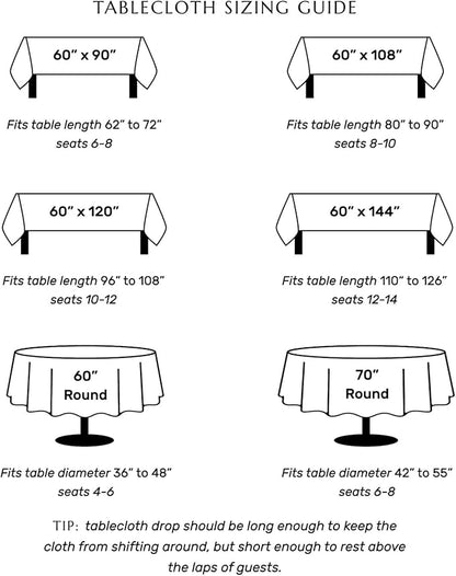 Solino Home Linen Tablecloth 60 x 120 Inch - Classic Hemstitch 100% Pure Linen Black Table Cloth for Rectangle Tables - Machine Washable Tablecloth for Fall, Autumn, Halloween, Thanksgiving, Holiday