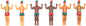NPW Elf Buddies Drink Markers (Elf Buddies), Wine Glass Charms, Holiday Office Party, Christmas Family Get Together, Novelty Drinkware, White Elephant Gift and More, Christmas In July Decorations