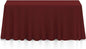 Lann's Linens - 10 Premium 90" x 156" Tablecloths for Wedding/Banquet/Restaurant - Rectangular Polyester Fabric Table Cloths - Burgundy