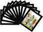 Magnetic Picture Frames with Black Border(2.5"X3.5",12 Pack),Mini Wallet Size Magnet Photo Sleeves Pockets/Holder,Decorations for Home/Office/School/Classroom/Party