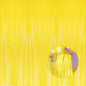 4 Pack Macaron Yellow Foil Fringe Curtain Backdrop, 3.28Ft x 8.2Ft Metallic Tinsel Foil Fringe Streamer Curtains for Photo Booth, Birthday, Wedding, New Year’s, Christmas Decoration Party Supplies