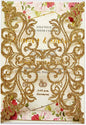 25PCS Gold Glitter Laser Cut Wedding Invitations Cards with Envelopes,Blank Inner Sheets,Ribbons for Wedding Bridal Shower Quinceañera Engagement Birthday Invites