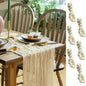 Ivory Cheesecloth Table Runner Set of 6 Runners 12 ft 142 in Long Each Cream Gauze Table for Wedding Table Baby Shower Decorations or Bridal Shower Decor Modern Table Runner Boho Table Décor