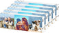 HELPLEX Acrylic Frame, 5 Pack 2x6 Photo Booth Frames, 20mm Thicker Frameless Clear Double Sided Magnetic, Free Standing Desktop Display Stand