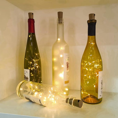 30 Pack Wine Bottle Lights with Cork, 20 LEDs, 6.6 Ft, Fairy Mini String Lights for DIY Jar Halloween, Christmas, Party Decoration, Wedding Listing (30 Pack, Warm White)