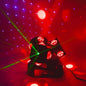 Moving Head DJ Light DMX 512 Strobe Lighting LED with Sound Activated Party RGBW Beam Lights Stage Lighting for Events DJ KTV Disco Wedding Concert Festival (12LED Stage Light w/Special Lights)
