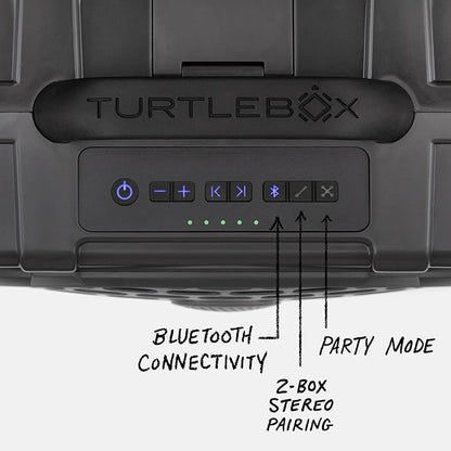 Turtlebox Original Gen 3: Portable Outdoor Bluetooth Speaker – Ultra-Loud (120dB), Waterproof (IP67), Rugged, Impact-Resistant, 3-Day Battery | Party Mode: Unlimited Pairing Stereo, Gray/Hot Pink