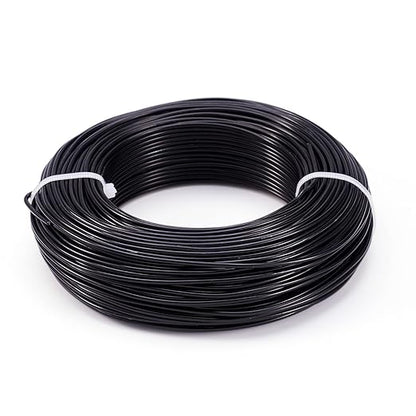 Fashewelry 180 Feet 12 Gauge Aluminum Wire Black Bendable Metal Craft Wire for Beading Jewelry Craft Making