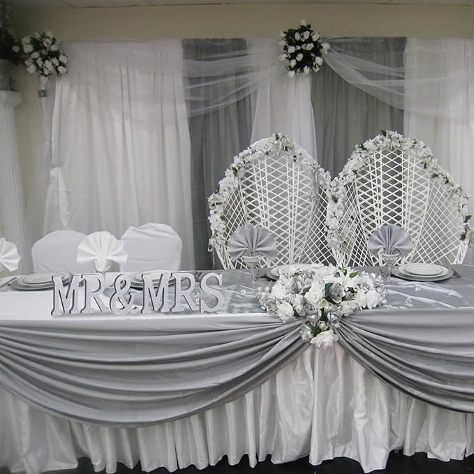 TONIFUL 8 Inch Silver Glitter Letter R Table Centerpiece A-Z Silver Birthday Party Decorations,Silver Alphabet R for Birthday,Chrismas,Graduation,Bridal Shower,Wedding,Anniversary Party Supplies