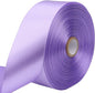 Light Purple Solid Satin Ribbon 1-1/2 Inch 50 Yards Solid Polyester Fabric Ribbon for Gift Wrapping Wedding Christmas Baby Shower Birthday Party Decoration Handmade Immortal Flower Craft