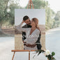 Welcome Wedding Signs, Modern Photo Wedding Sign Decorations Signage 12" X 18" (Small), 27" (Medium), 36" (Large), Plastic, Modern, Pole Mount, Weather