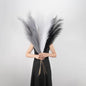EVODIS Pampas Grass Decor Tall, 43"/110cm Faux Pampas Grass 6 Stems Large Pompass Grass Branches Tall Bulk Boho Flower Arrangement for Home Room Wedding Party Decor