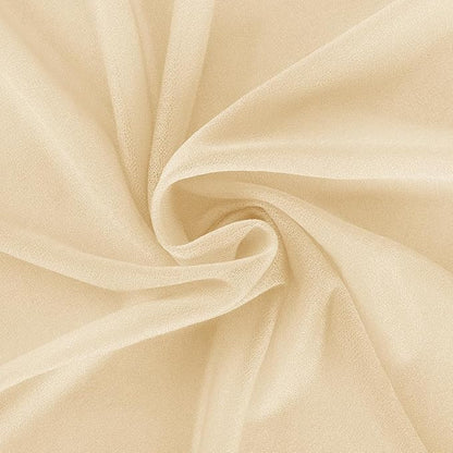 Champagne Wedding Arch Draping Fabric 1 Panel 29" × 20FT Sheer Drapes Outdoor Curtain for Wedding Ceremony Baby Bridal Shower Arch Ceiling Backdrop Decor