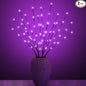 Led Branch Light Battery Operated Lighted Branches Vase Filler Willow Twig Lighted Branch 30 Inch 20 LED for Christmas Home Party Decoration Indoor Outdoor Use Pack of 2 Purple