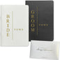 Vow Books His and Hers Wedding Vow Books Bride and Groom with Soft Touch Gold Foil Engraving Wedding Essentials(TR-GB-Black)