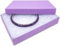 TheDisplayGuys - 25-Pack #53 Kraft Paper Cardboard Gift Boxes/Jewelry Cases w. Cotton Padding & Lid - Purple - (5.4" x 3.9" x 1.0")