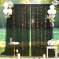 Ledido 10×8ft Tulle Backdrop Curtains with Lights String - 300LED Fairy Lights Sheer Curtain Backdrop for Weddings Baby Shower and Birthday Party Decorations(6 Panels 5×8ft)
