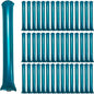 48pcs Round Head Boom Sticks Thunder Sticks Cheering Sticks Team Spirit Plastic Cheerleading Spirit Stick Clapper Inflatable Noise Maker Sports Supply (Metallic Blue)