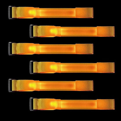 M.best 8pcs LED Light Up Bracelets Glow Flashing Wristbands Glow in The Dark Party Supplies for Wedding, Raves, Concert, Camping,Sporting Events, Party