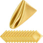Aneco 12 Pieces Satin Napkin Square 20 x 20 Inches Dinner Napkins Weddings Party Napkin Soft Table Napkins for Romantic Weddings Party Dinner Decoration (Gold)