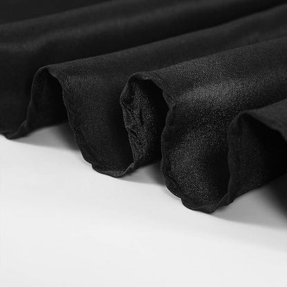 Rectangle Tablecloth 60x120 inch Washable Polyester Fabric Table Cloth for Wedding Party Dining Banquet Decoration（6 Pack 60x120, Black）
