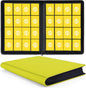 1000+ Pockets Trading Card Binder, Premium 16 Pocket Card Binder, Ringless Side Loading Collection Album Holder Folders for MTG, TCG, Game Cards & Sports Cards (Yellow)