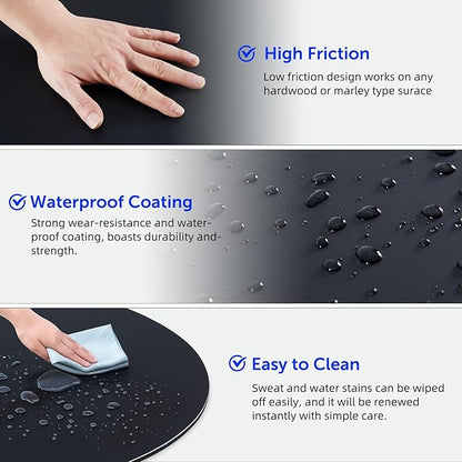 31inch Portable Dance Floor, Tap Dance Floor, Ballet Training Equipment Ideal for Figure Skating Practice Mat,Jazz,Tap Board,Turning Board and Party Dancing for All Ages