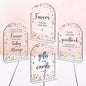 4 Pcs Wedding Decor, Ceremony Sign, Wedding Sign for Reception & Event Party,Bridal Shower Decorations, Wedding Table Decor Accessories for Anniversary And Event 5x7 Inch